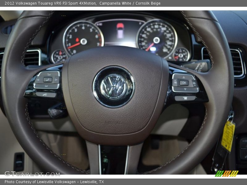 Campanella White / Cornsilk Beige 2012 Volkswagen Touareg VR6 FSI Sport 4XMotion