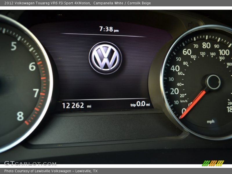 Campanella White / Cornsilk Beige 2012 Volkswagen Touareg VR6 FSI Sport 4XMotion