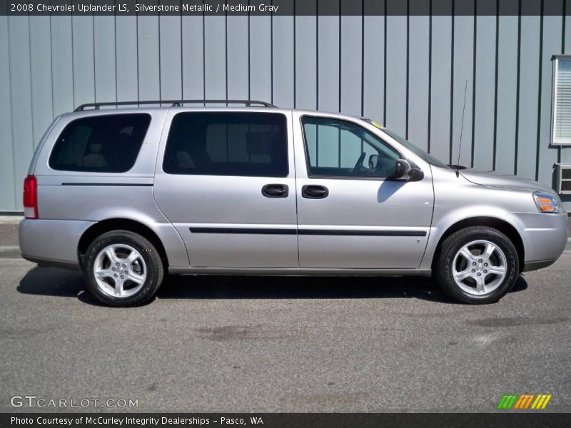 Silverstone Metallic / Medium Gray 2008 Chevrolet Uplander LS