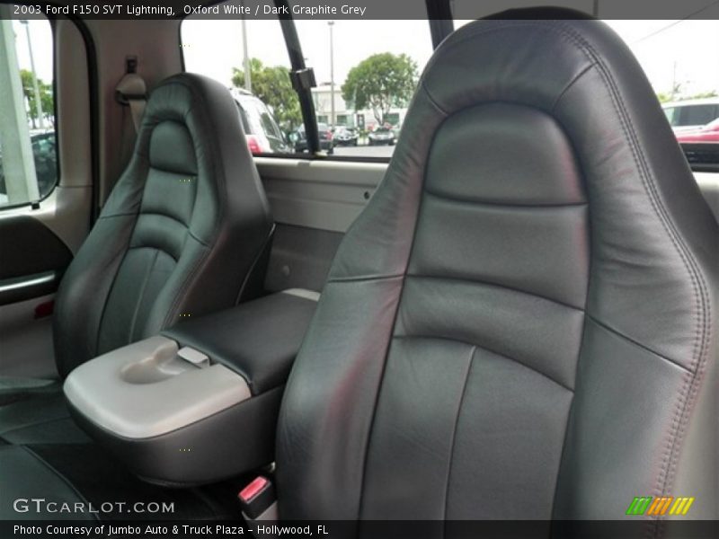  2003 F150 SVT Lightning Dark Graphite Grey Interior