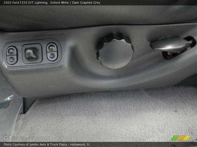 Oxford White / Dark Graphite Grey 2003 Ford F150 SVT Lightning
