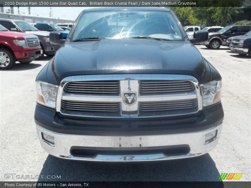 Brilliant Black Crystal Pearl / Dark Slate/Medium Graystone 2010 Dodge Ram 1500 Lone Star Quad Cab