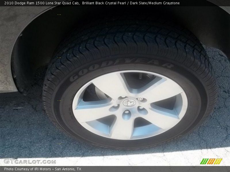 Brilliant Black Crystal Pearl / Dark Slate/Medium Graystone 2010 Dodge Ram 1500 Lone Star Quad Cab