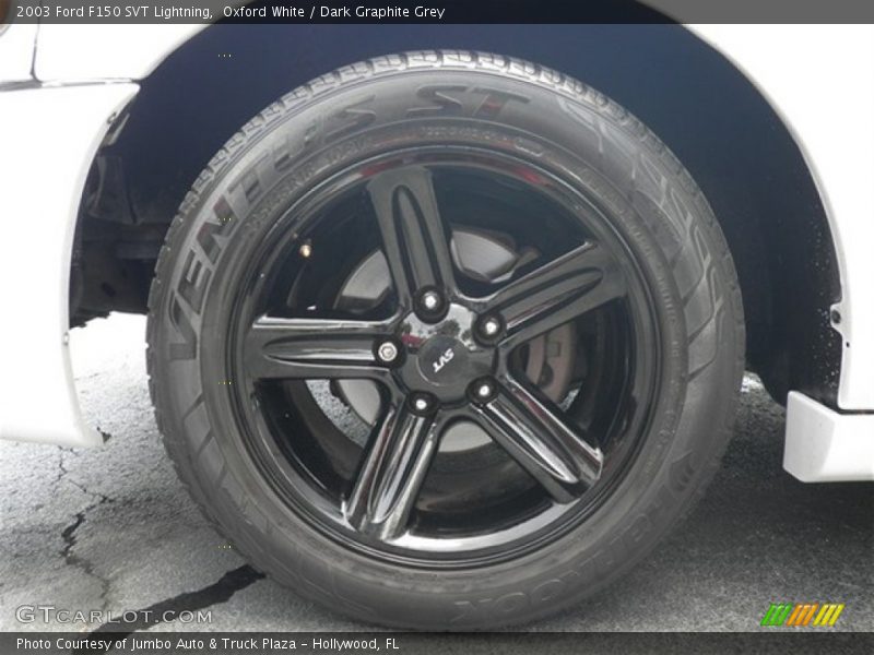 Oxford White / Dark Graphite Grey 2003 Ford F150 SVT Lightning