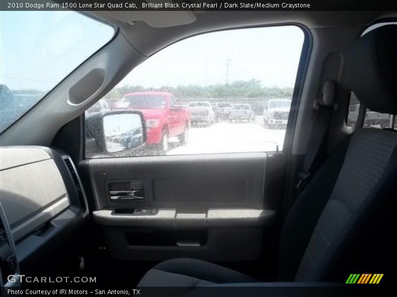 Brilliant Black Crystal Pearl / Dark Slate/Medium Graystone 2010 Dodge Ram 1500 Lone Star Quad Cab