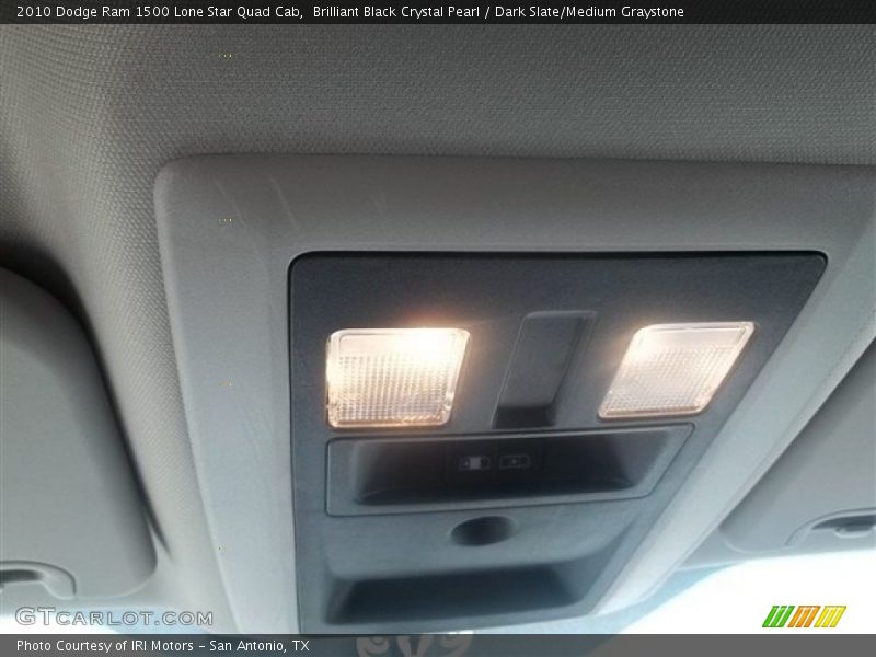 Brilliant Black Crystal Pearl / Dark Slate/Medium Graystone 2010 Dodge Ram 1500 Lone Star Quad Cab