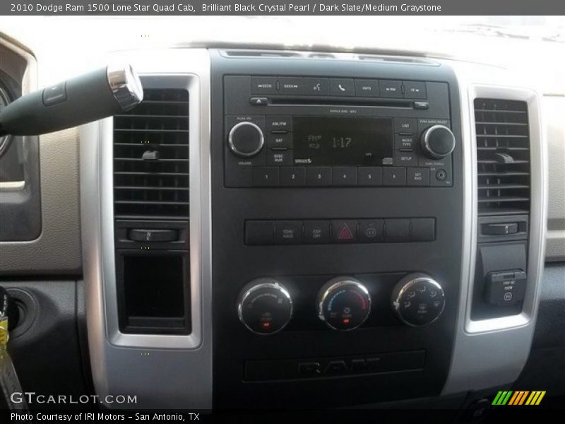 Brilliant Black Crystal Pearl / Dark Slate/Medium Graystone 2010 Dodge Ram 1500 Lone Star Quad Cab