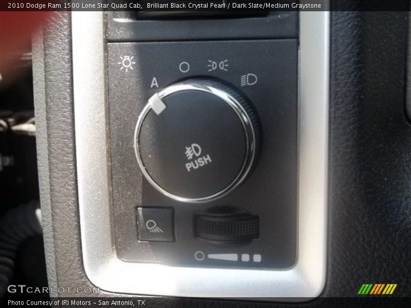 Brilliant Black Crystal Pearl / Dark Slate/Medium Graystone 2010 Dodge Ram 1500 Lone Star Quad Cab