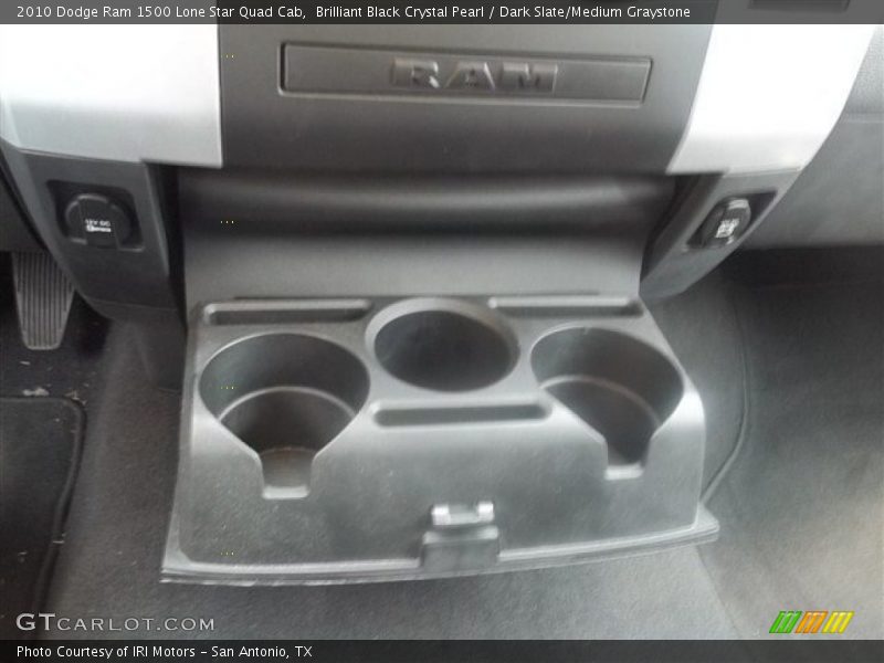 Brilliant Black Crystal Pearl / Dark Slate/Medium Graystone 2010 Dodge Ram 1500 Lone Star Quad Cab