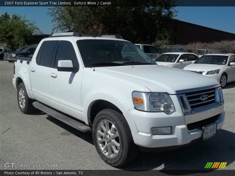 Oxford White / Camel 2007 Ford Explorer Sport Trac Limited