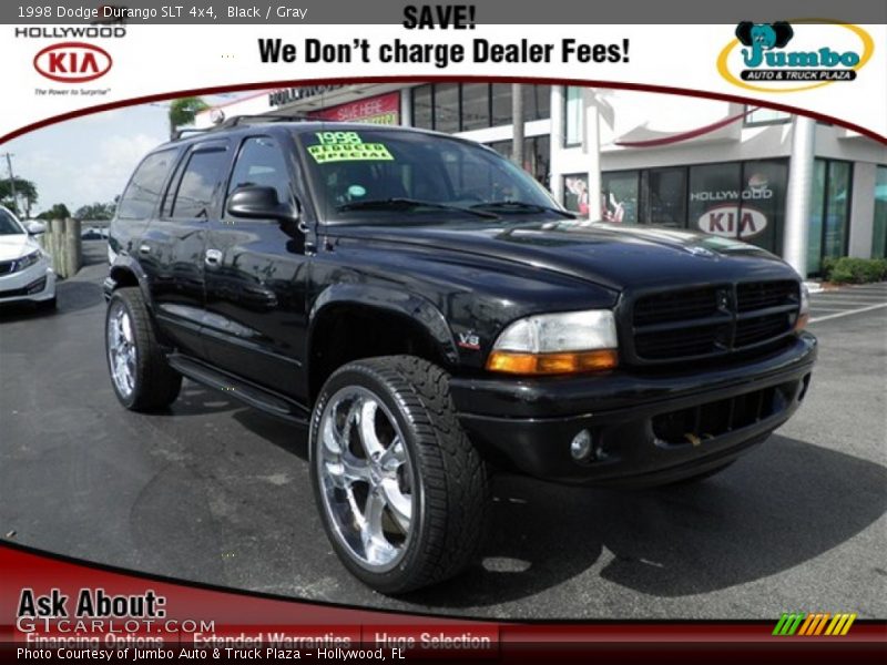 Black / Gray 1998 Dodge Durango SLT 4x4