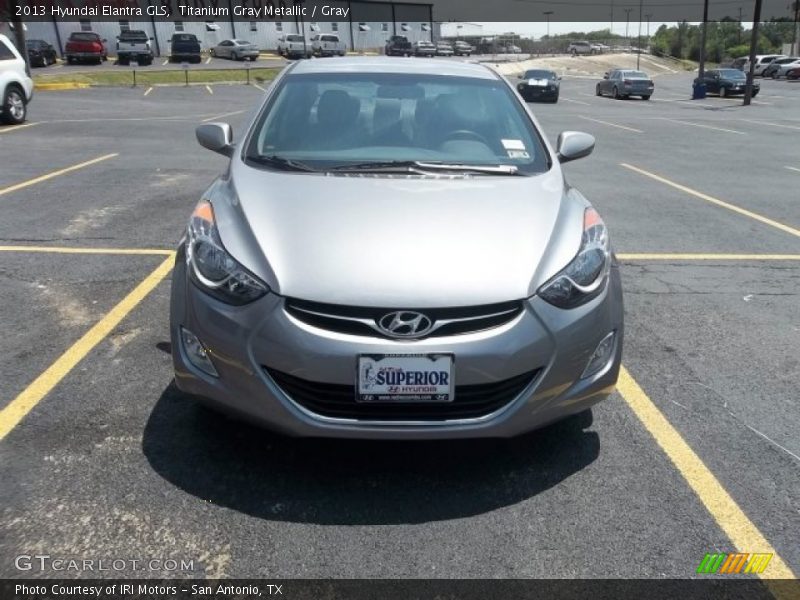 Titanium Gray Metallic / Gray 2013 Hyundai Elantra GLS