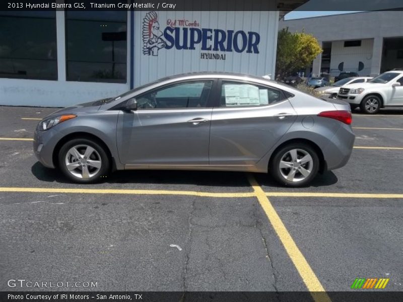 Titanium Gray Metallic / Gray 2013 Hyundai Elantra GLS