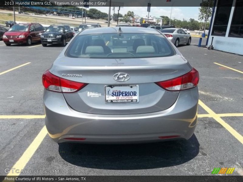 Titanium Gray Metallic / Gray 2013 Hyundai Elantra GLS