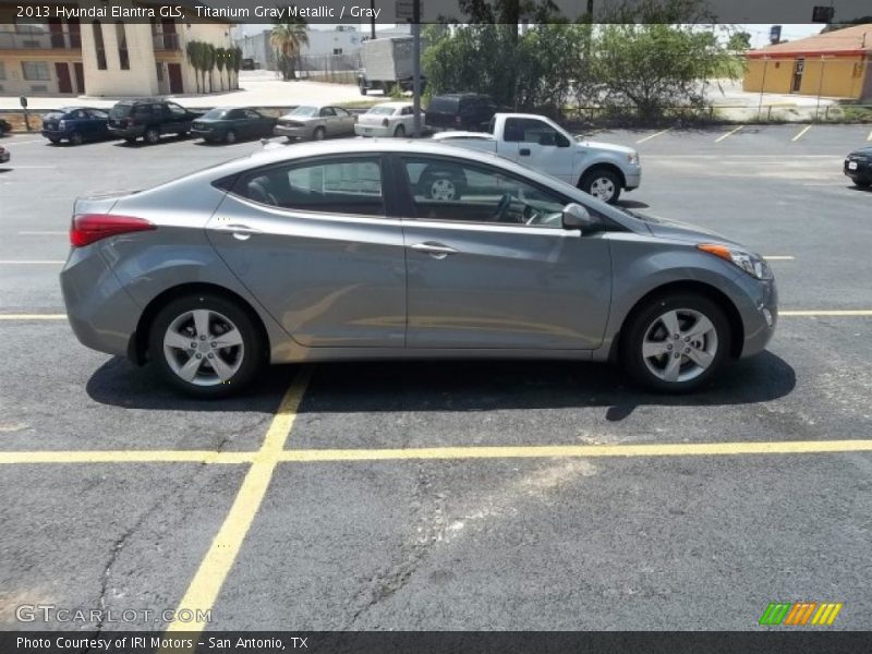 Titanium Gray Metallic / Gray 2013 Hyundai Elantra GLS