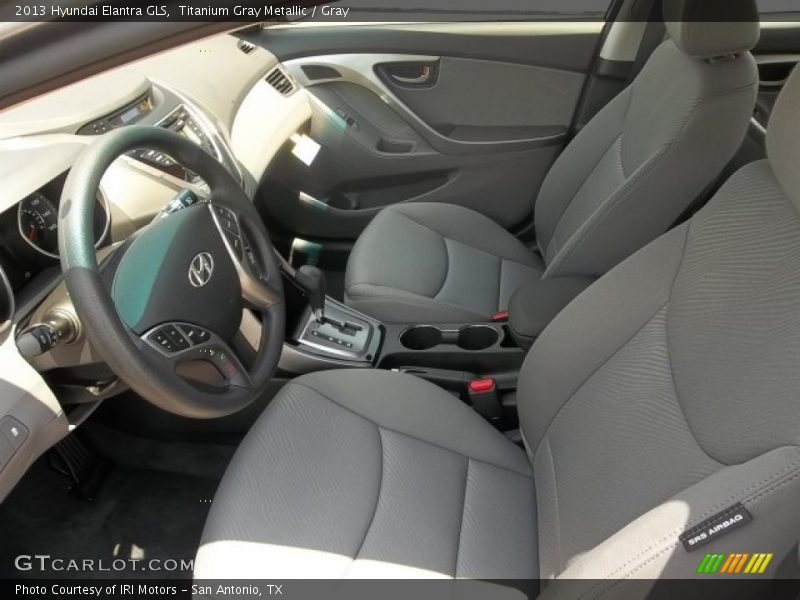 Titanium Gray Metallic / Gray 2013 Hyundai Elantra GLS