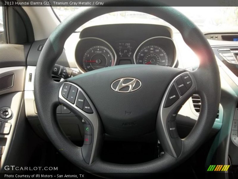 Titanium Gray Metallic / Gray 2013 Hyundai Elantra GLS