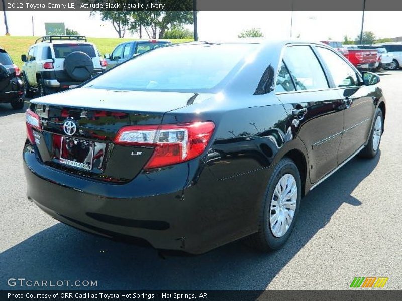 Attitude Black Metallic / Ivory 2012 Toyota Camry LE