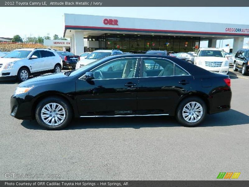 Attitude Black Metallic / Ivory 2012 Toyota Camry LE