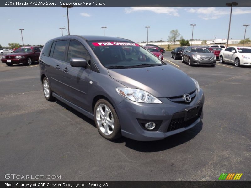 Galaxy Gray Mica / Black 2009 Mazda MAZDA5 Sport