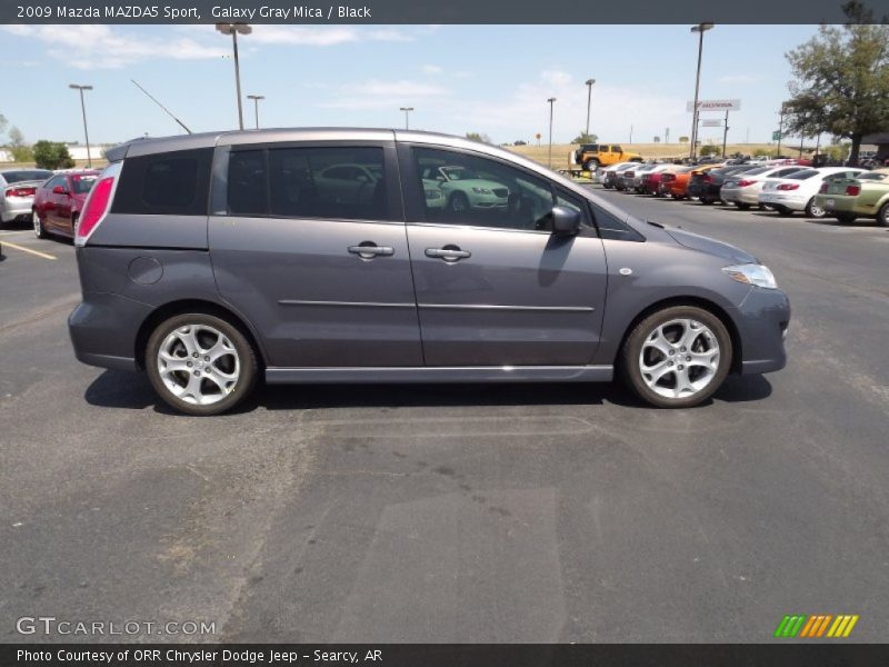 Galaxy Gray Mica / Black 2009 Mazda MAZDA5 Sport
