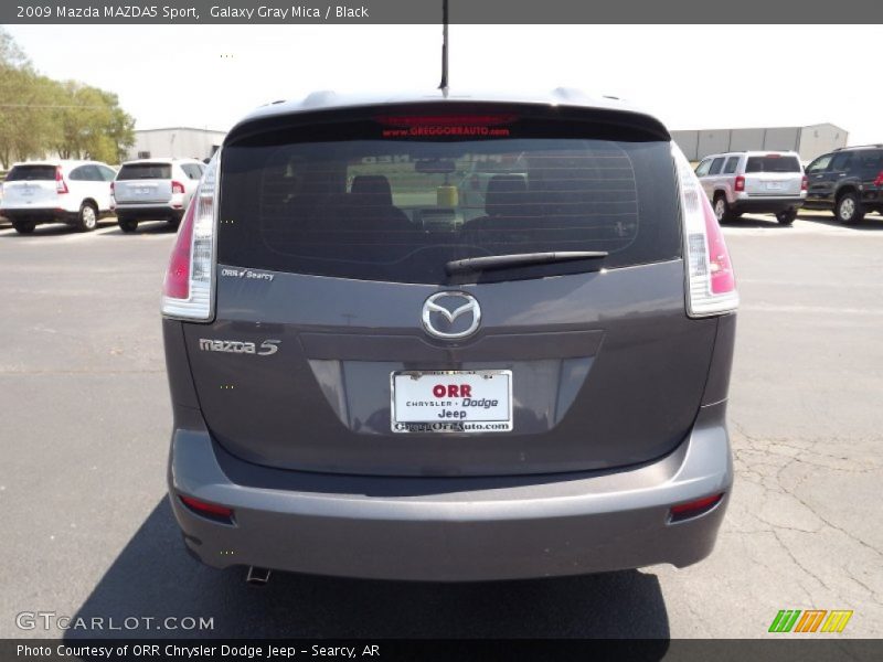 Galaxy Gray Mica / Black 2009 Mazda MAZDA5 Sport
