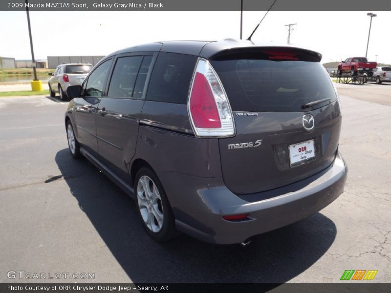 Galaxy Gray Mica / Black 2009 Mazda MAZDA5 Sport
