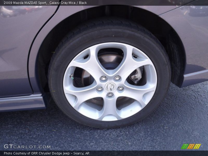 Galaxy Gray Mica / Black 2009 Mazda MAZDA5 Sport