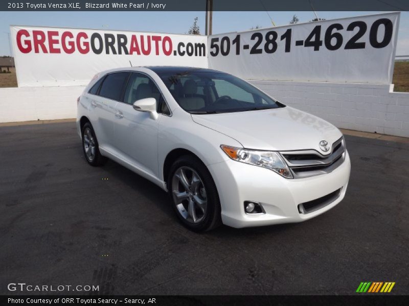 Blizzard White Pearl / Ivory 2013 Toyota Venza XLE