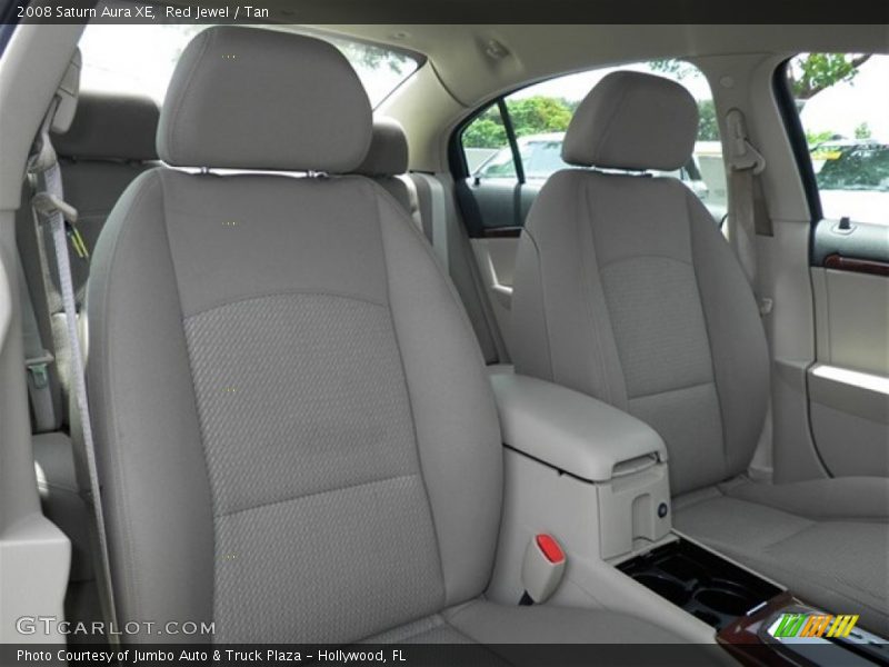 Red Jewel / Tan 2008 Saturn Aura XE