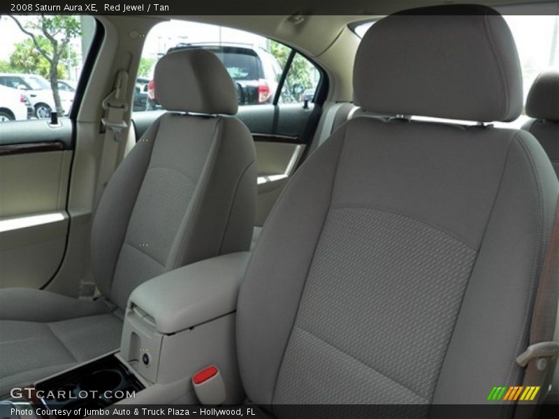 Red Jewel / Tan 2008 Saturn Aura XE