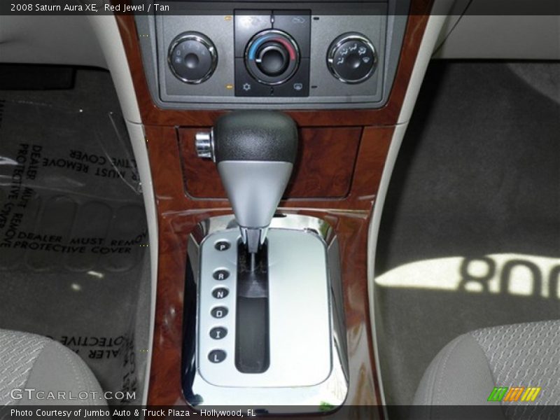 Red Jewel / Tan 2008 Saturn Aura XE
