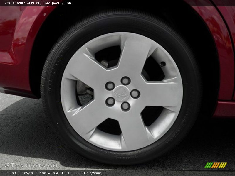 Red Jewel / Tan 2008 Saturn Aura XE