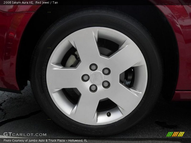 Red Jewel / Tan 2008 Saturn Aura XE