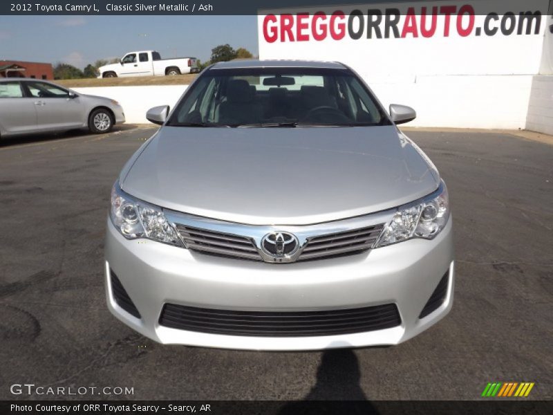 Classic Silver Metallic / Ash 2012 Toyota Camry L