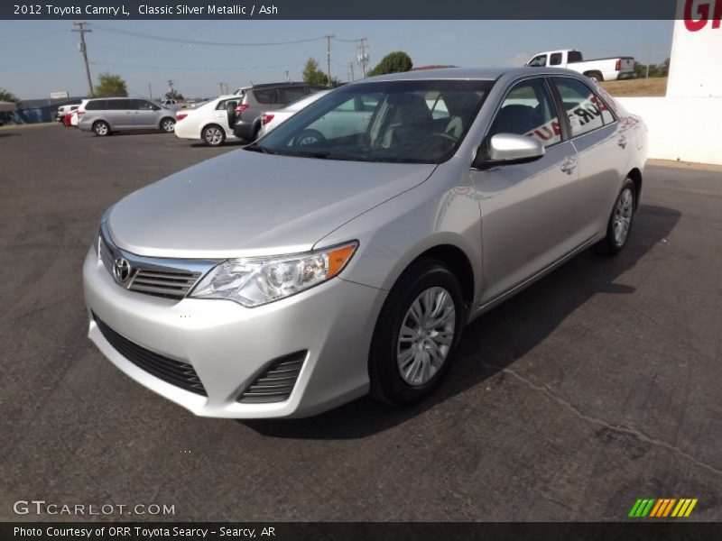 Classic Silver Metallic / Ash 2012 Toyota Camry L
