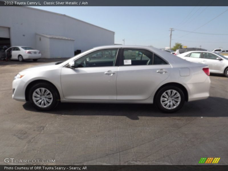 Classic Silver Metallic / Ash 2012 Toyota Camry L