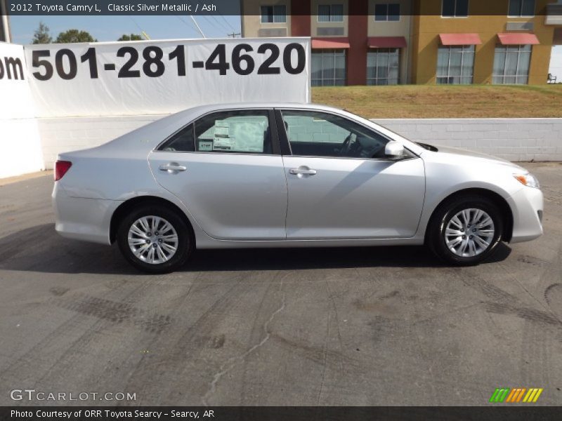 Classic Silver Metallic / Ash 2012 Toyota Camry L
