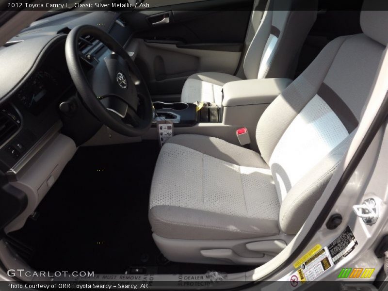 Classic Silver Metallic / Ash 2012 Toyota Camry L