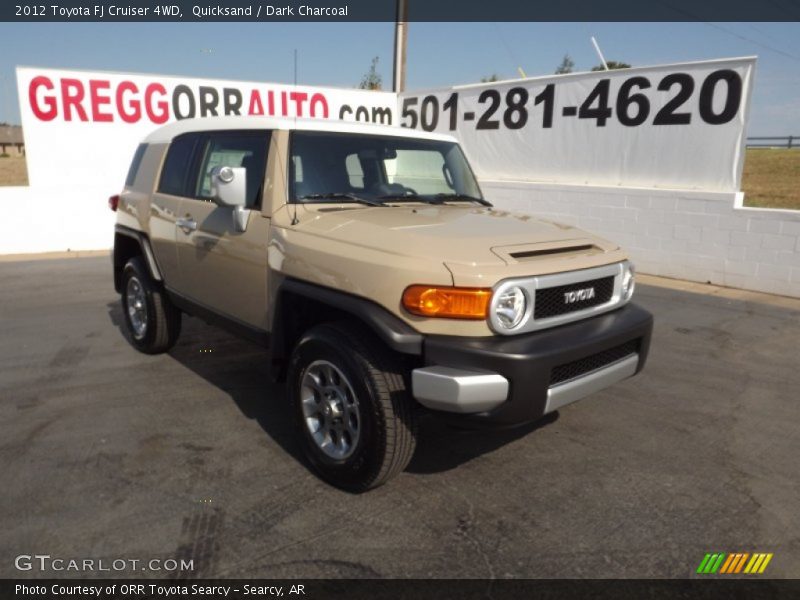 Quicksand / Dark Charcoal 2012 Toyota FJ Cruiser 4WD