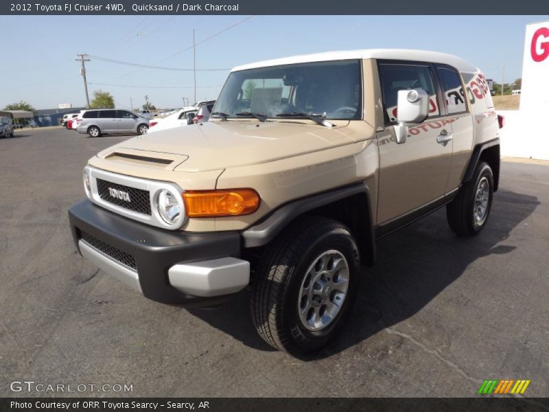Quicksand / Dark Charcoal 2012 Toyota FJ Cruiser 4WD