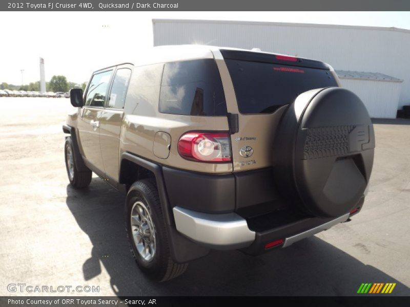 Quicksand / Dark Charcoal 2012 Toyota FJ Cruiser 4WD