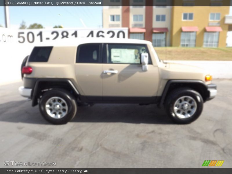 Quicksand / Dark Charcoal 2012 Toyota FJ Cruiser 4WD