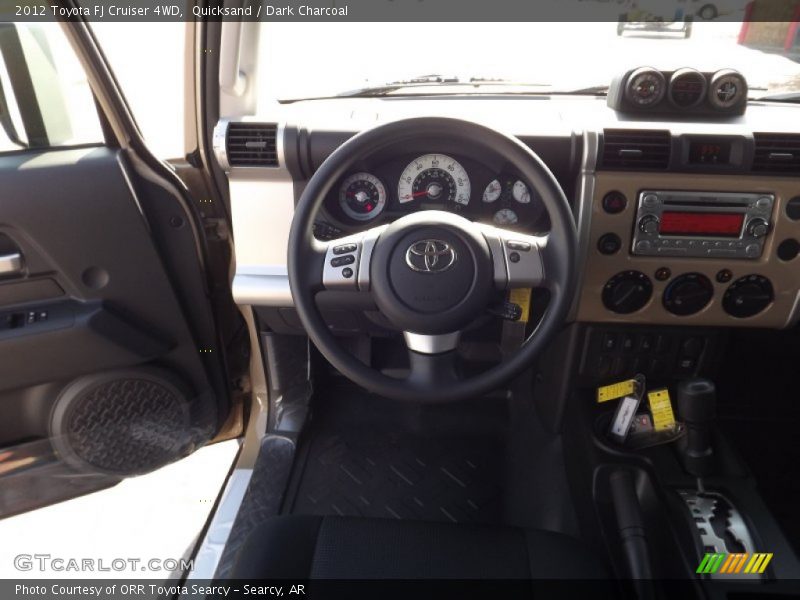 Quicksand / Dark Charcoal 2012 Toyota FJ Cruiser 4WD