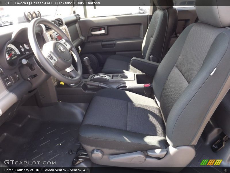 Quicksand / Dark Charcoal 2012 Toyota FJ Cruiser 4WD