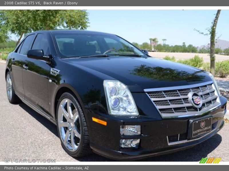 Black Raven / Ebony 2008 Cadillac STS V6