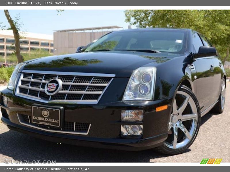 Black Raven / Ebony 2008 Cadillac STS V6