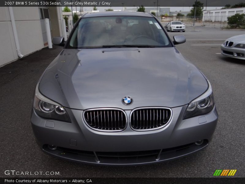 Silver Grey Metallic / Grey 2007 BMW 5 Series 530i Sedan