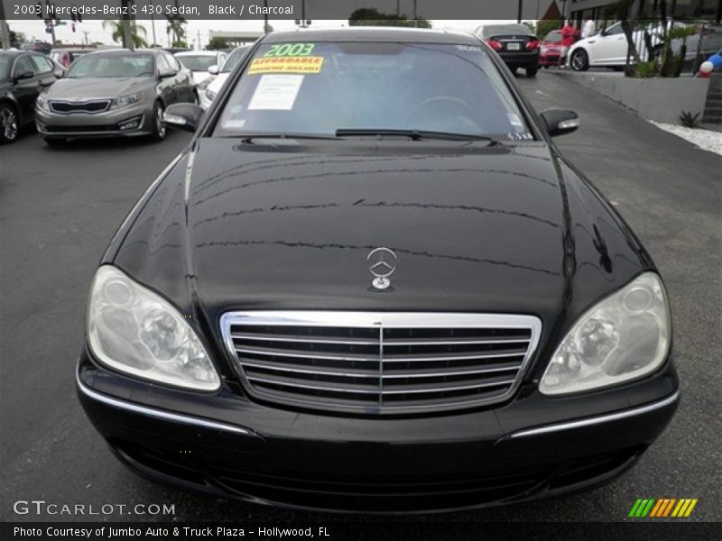 Black / Charcoal 2003 Mercedes-Benz S 430 Sedan