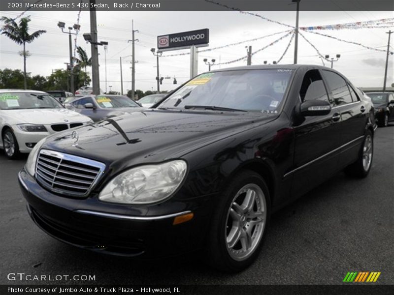 Black / Charcoal 2003 Mercedes-Benz S 430 Sedan